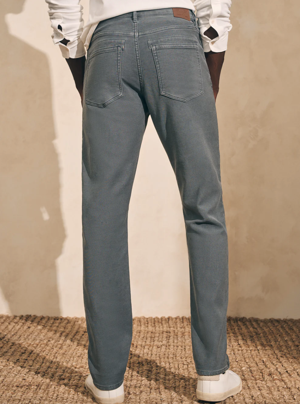 Stretch Terry Pant-Slate
