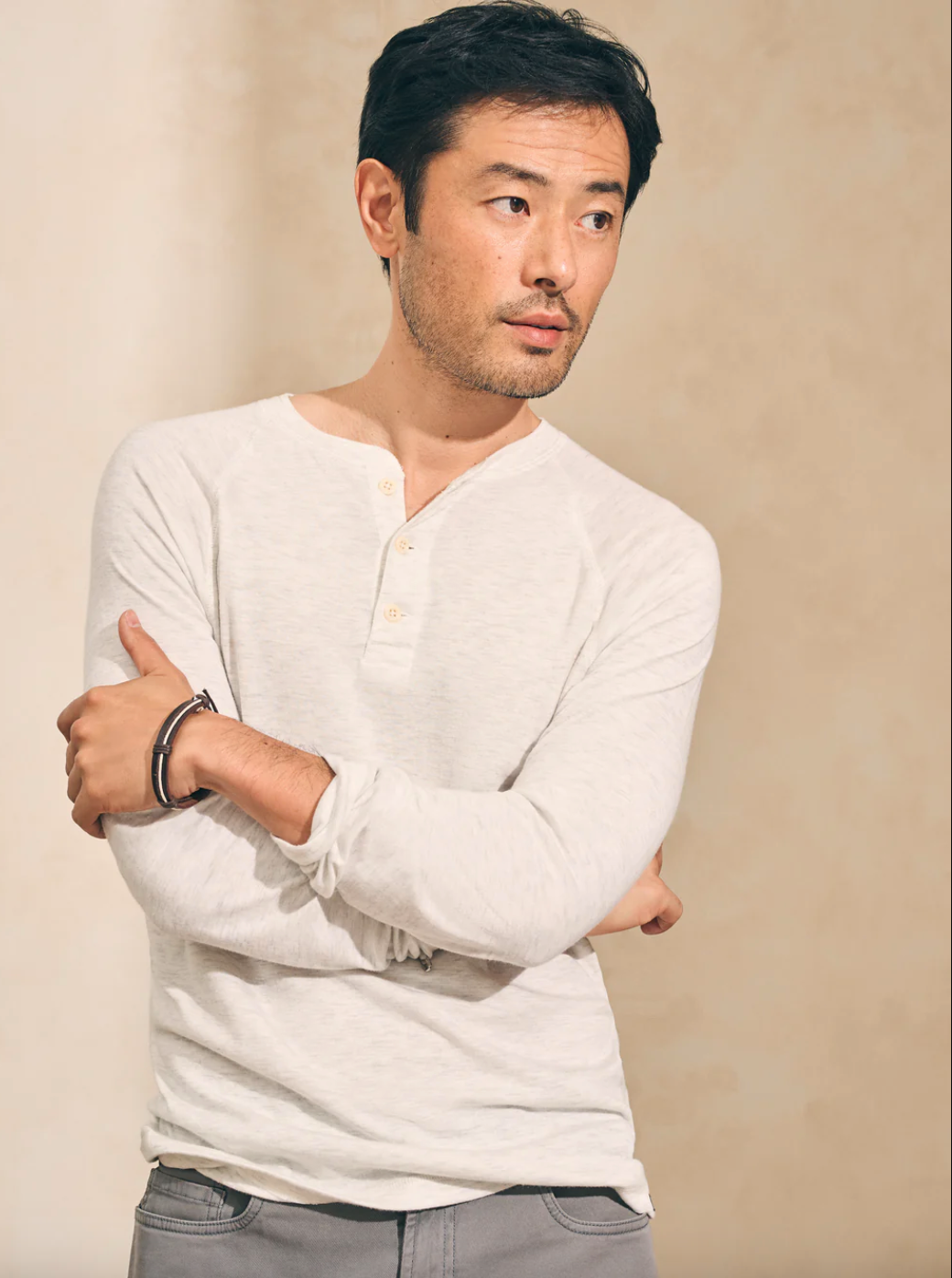 Cloud Henley-Ivory