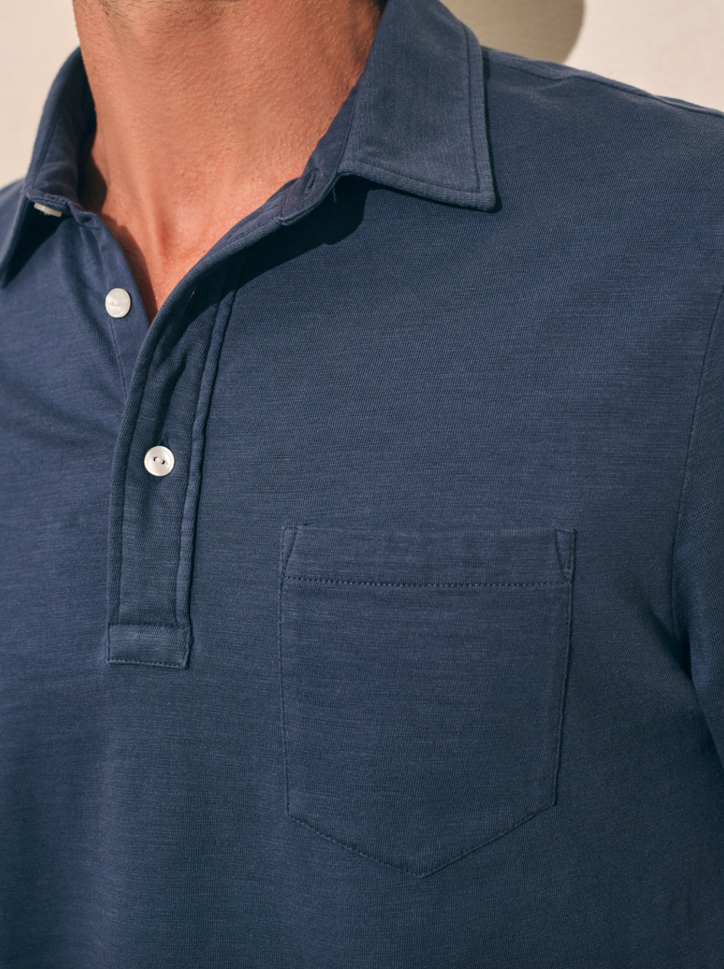 Sunwashed Polo-Navy