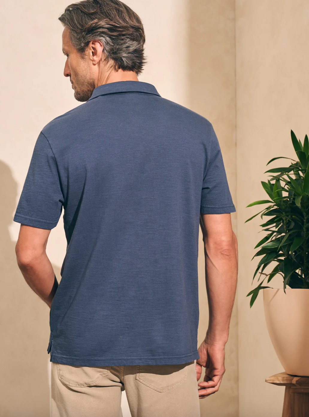 Sunwashed Polo-Navy