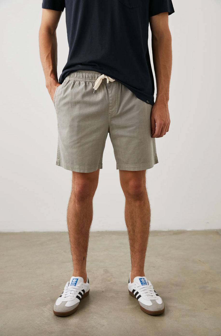 Cruz Shorts-Washed Grey