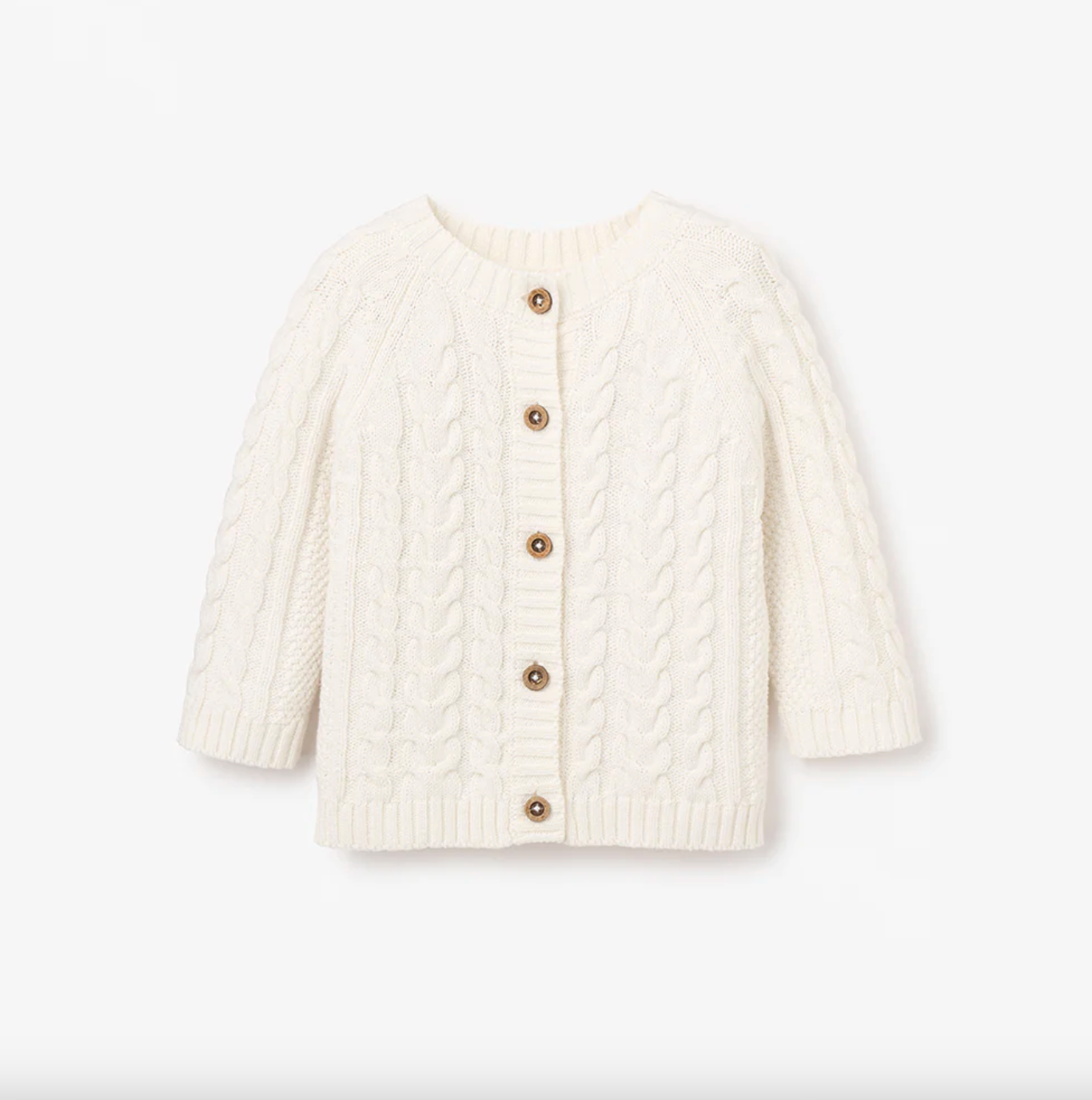 Horseshoe Cardigan-White