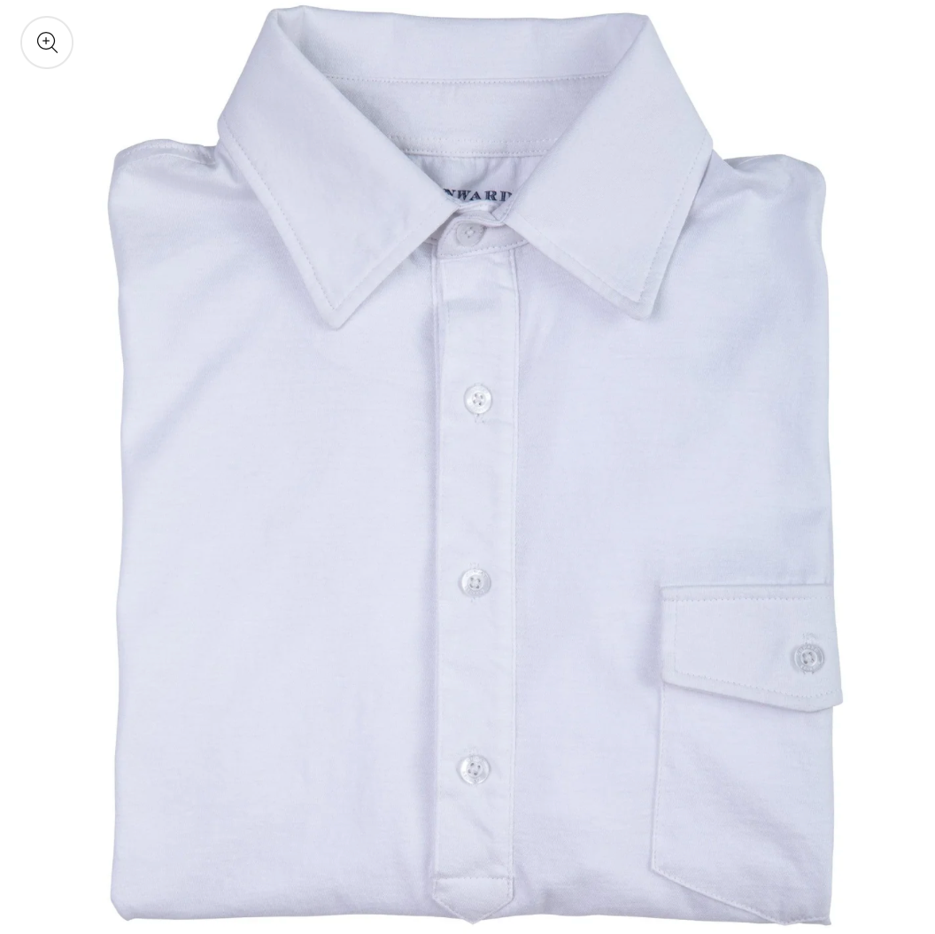Old School Polo-White
