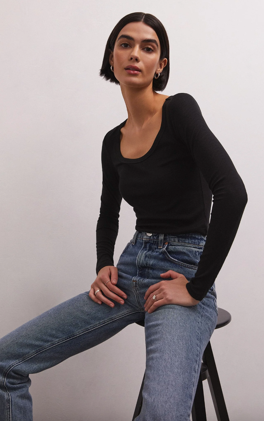 Shania Top-Black