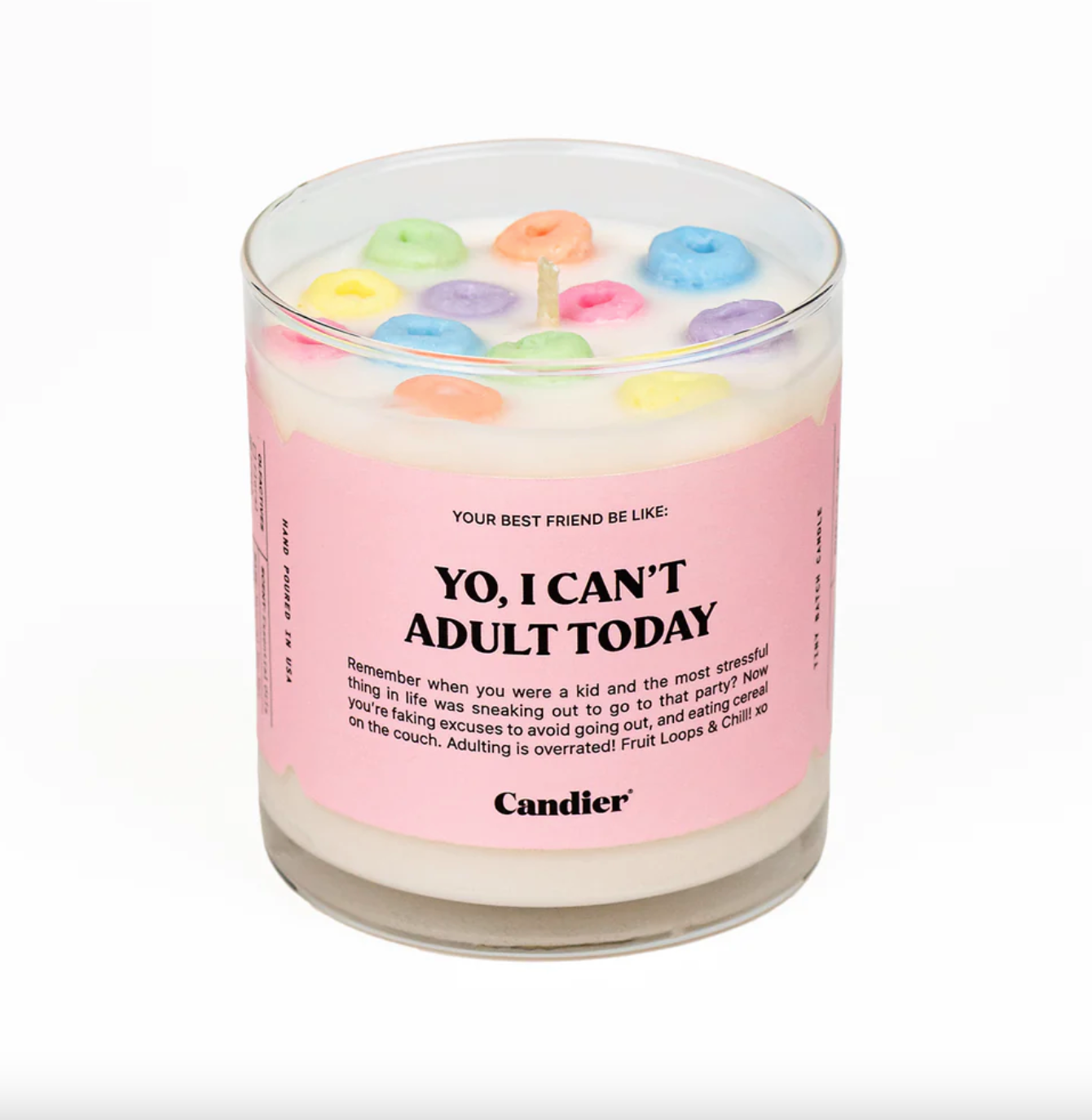 Can't Adult Cereal Candle