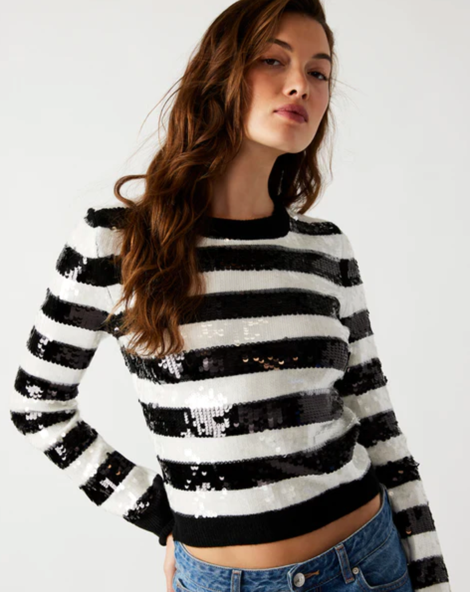 Elina Sequin Sweater