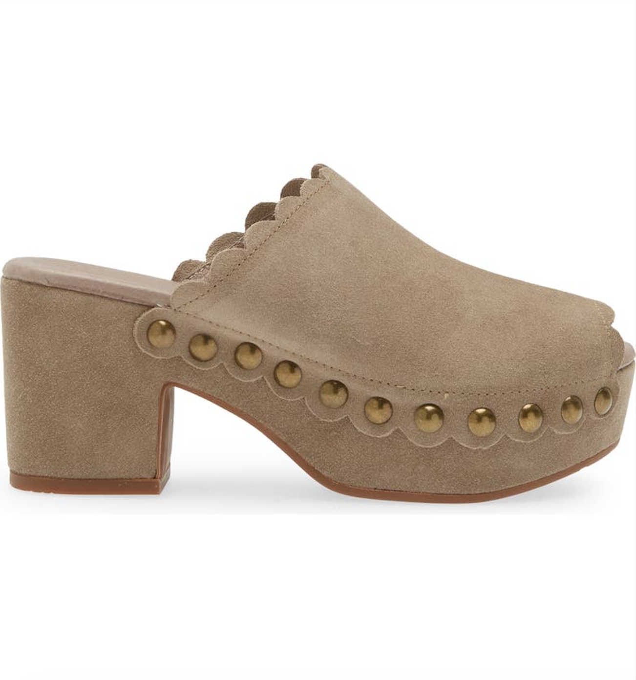 Genessis Clog-Taupe Suede