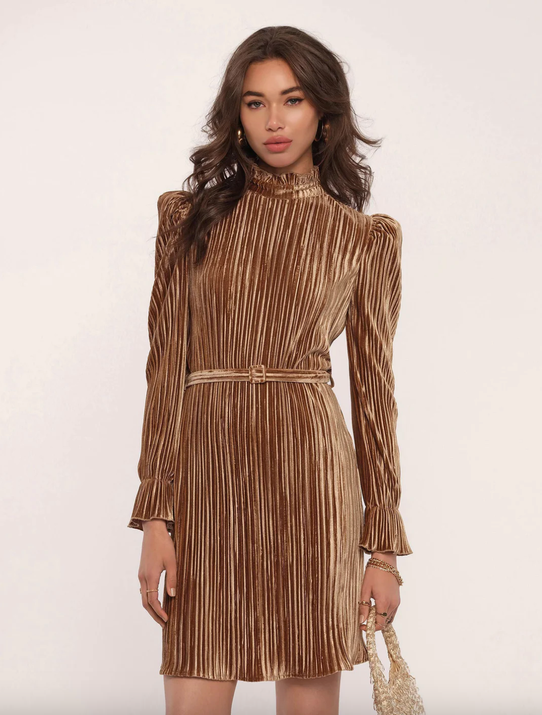 Serina Dress-Whiskey