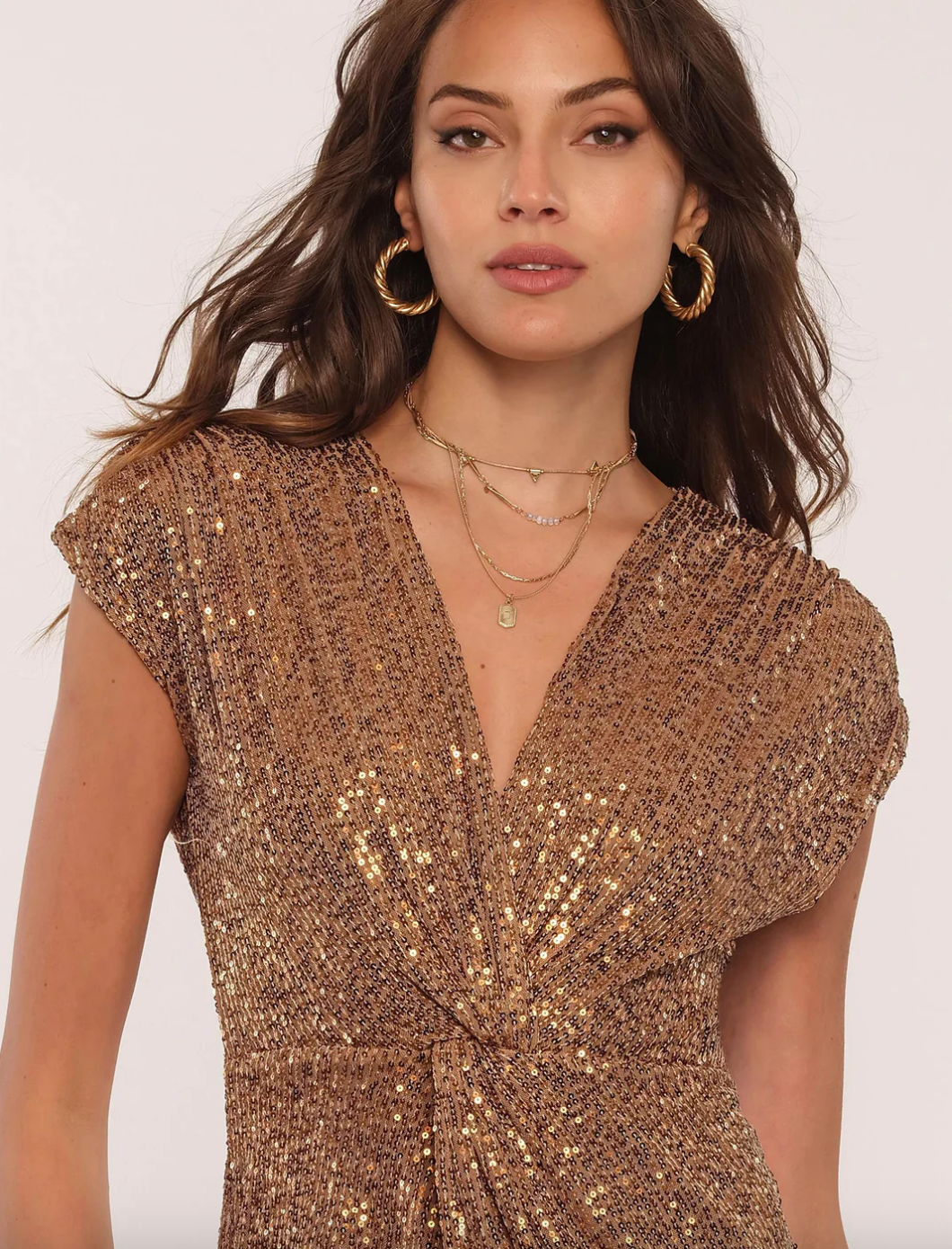 Angeline Dress-Bronze-Final Sale