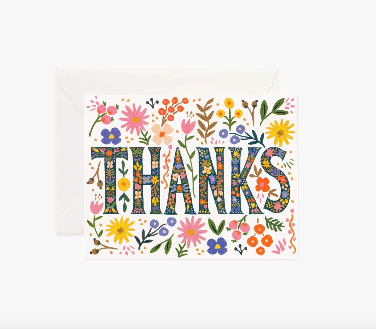 Thanks Floral Card