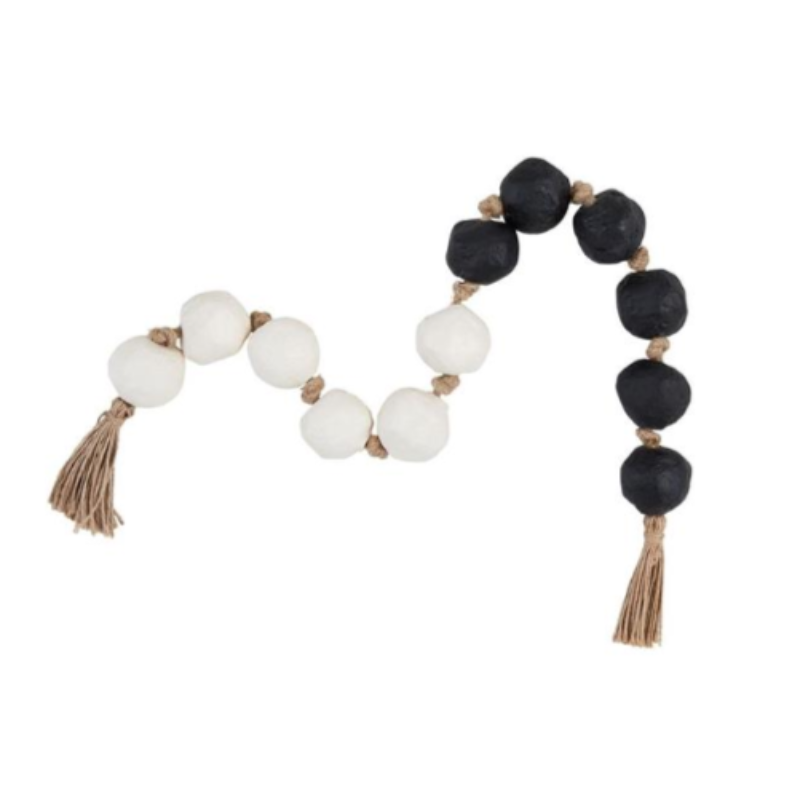 Paper-Mache Decorative Beads (3 colors)