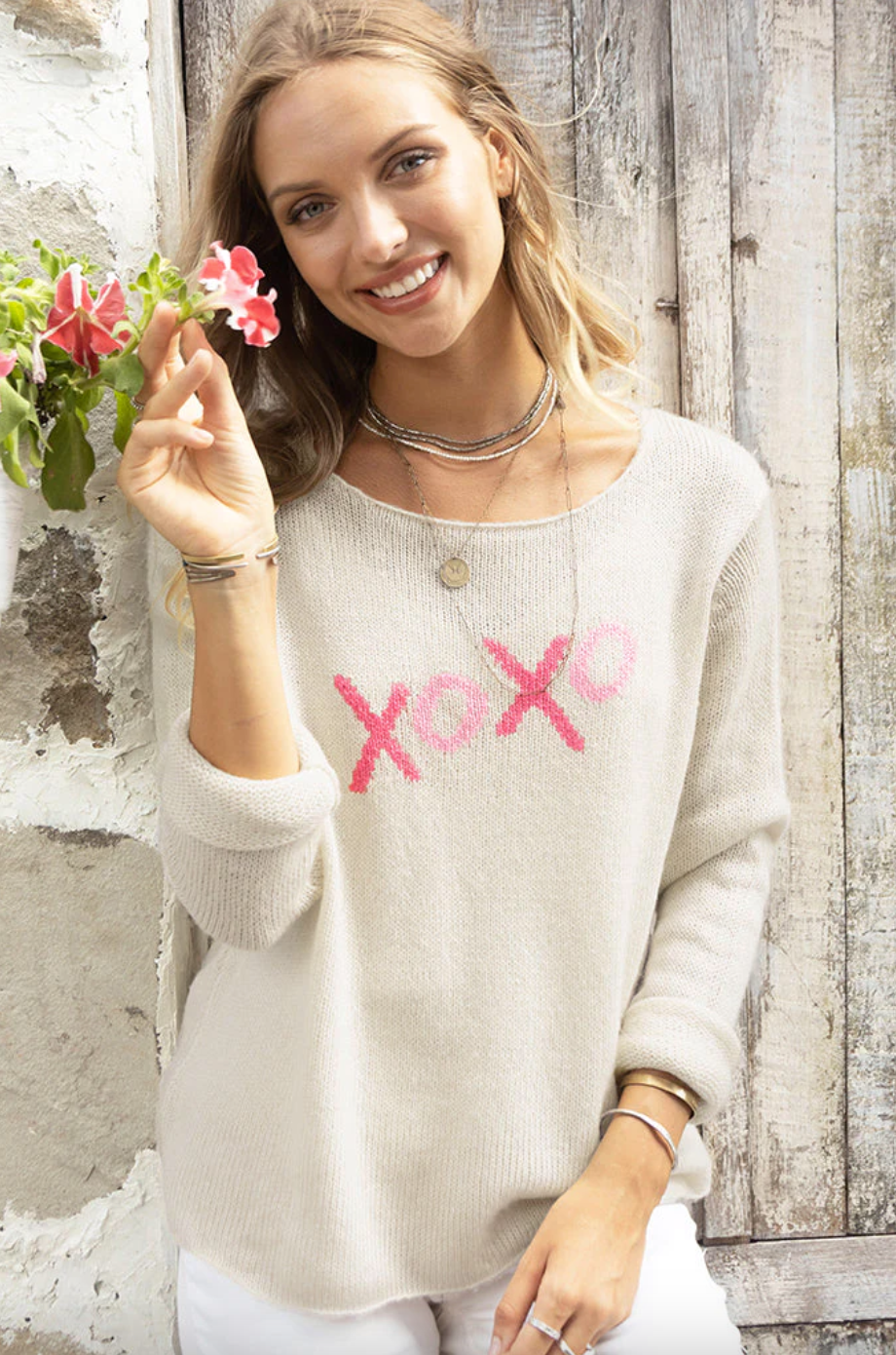XOXO Sweater-Moon
