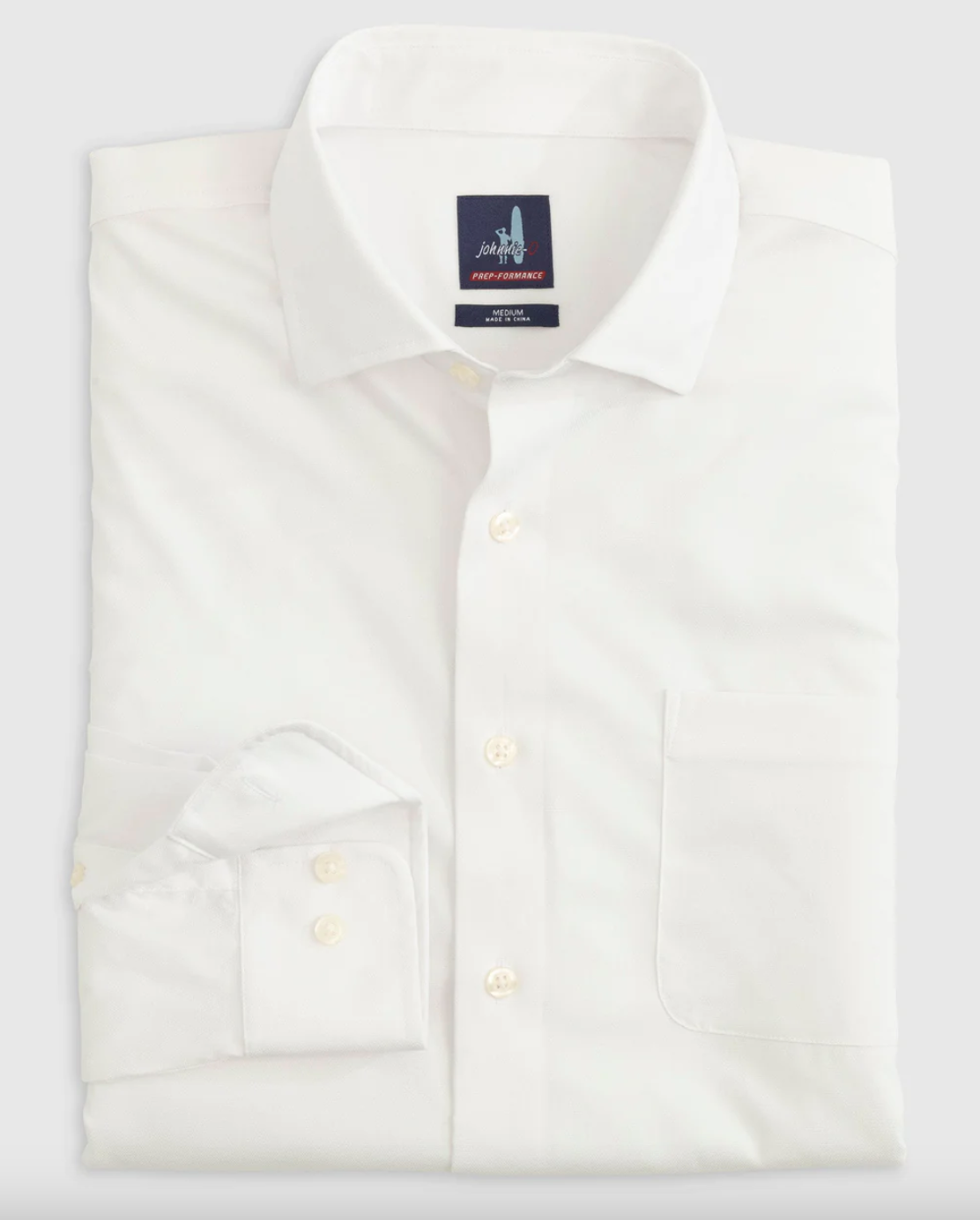 Tradd Button Up-White