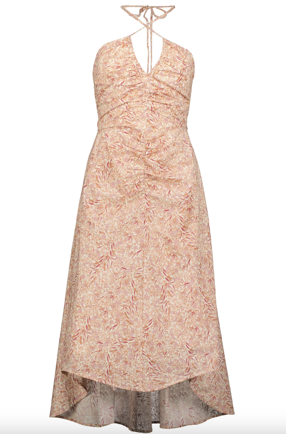 Harper Ruched Dress-Luminous