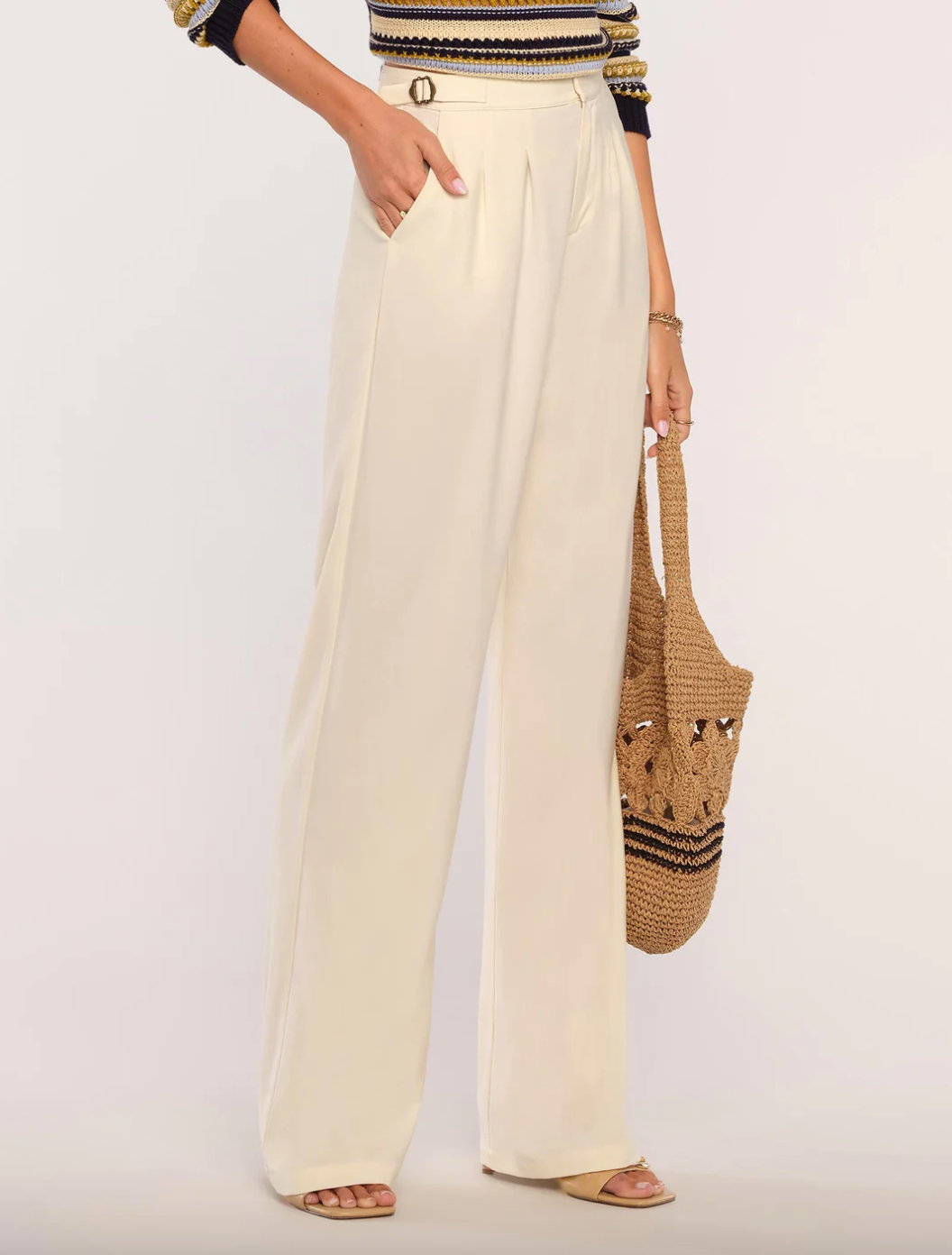 Lucca Pant-Eggshell-Final Sale