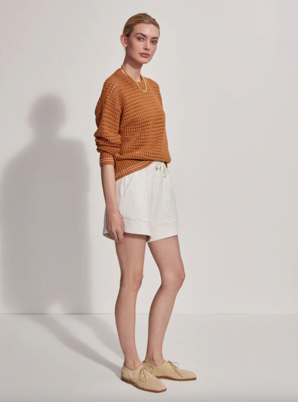 Fox Knit Sweater-Rust