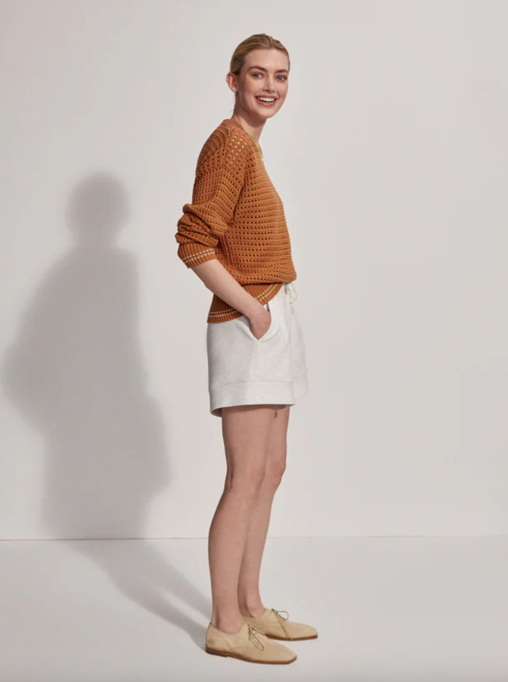 Fox Knit Sweater-Rust