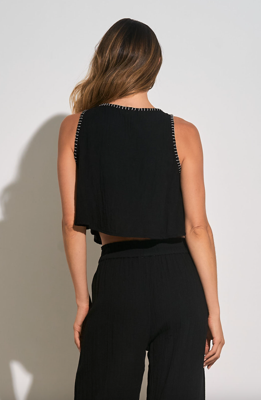 Flowy Tank-Black-Final Sale