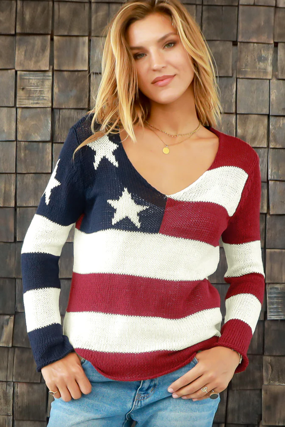 Flag Rollneck Sweater