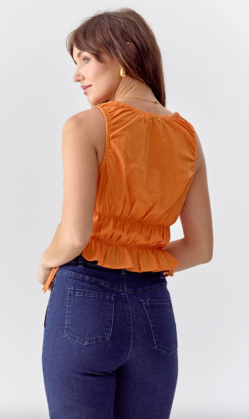 Whitney Top-Orange