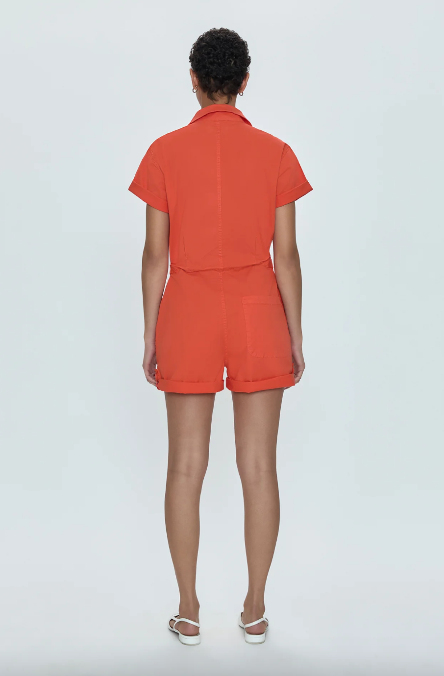 Parker Romper-Orange