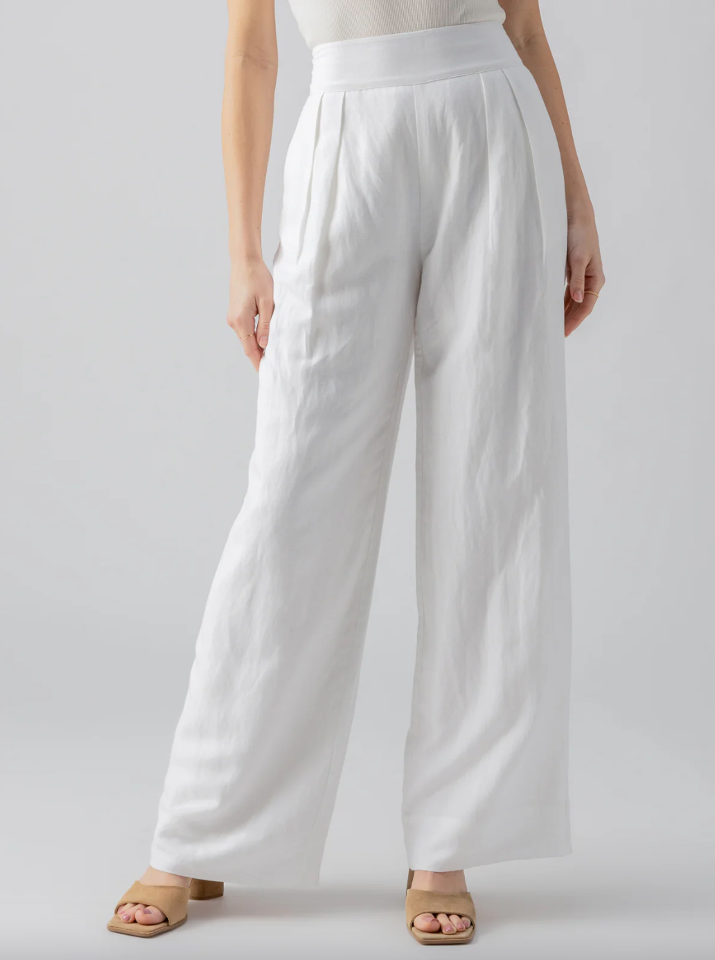 Pull Me On Pant-White-Final Sale
