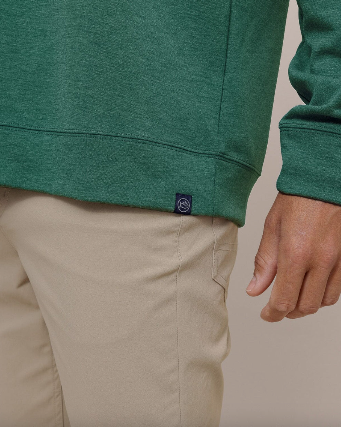 Whyche Quarterzip-Green