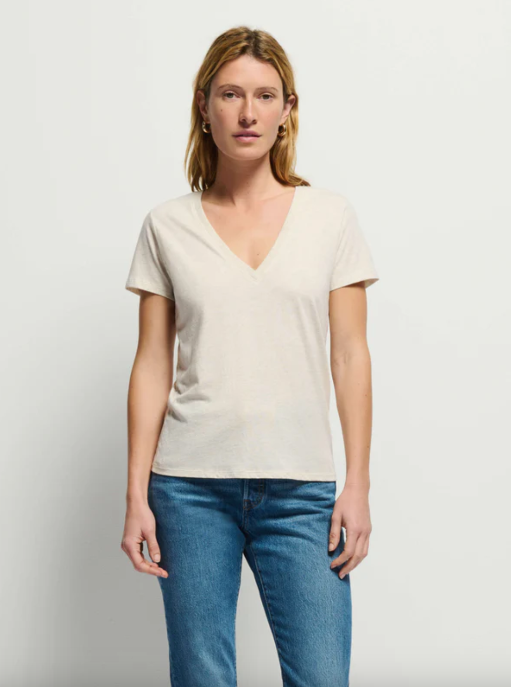 Blair Tee-Oatmeal