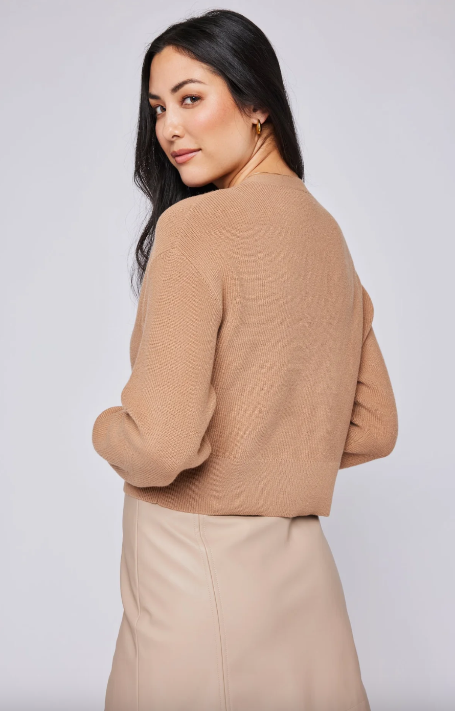 Orville Cardigan-Cashew