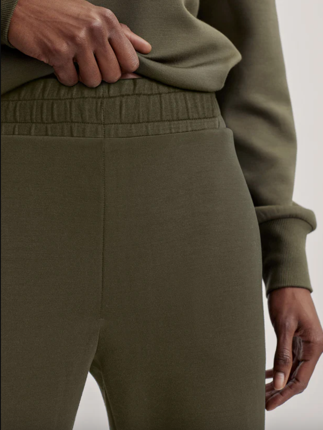 Slim Cuff Pant 27.5"-Olive Night