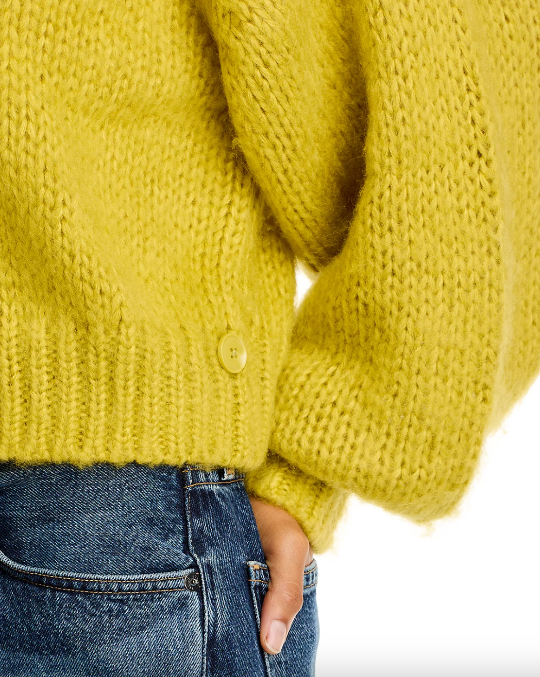 Kyan Cardigan-Cypress Green