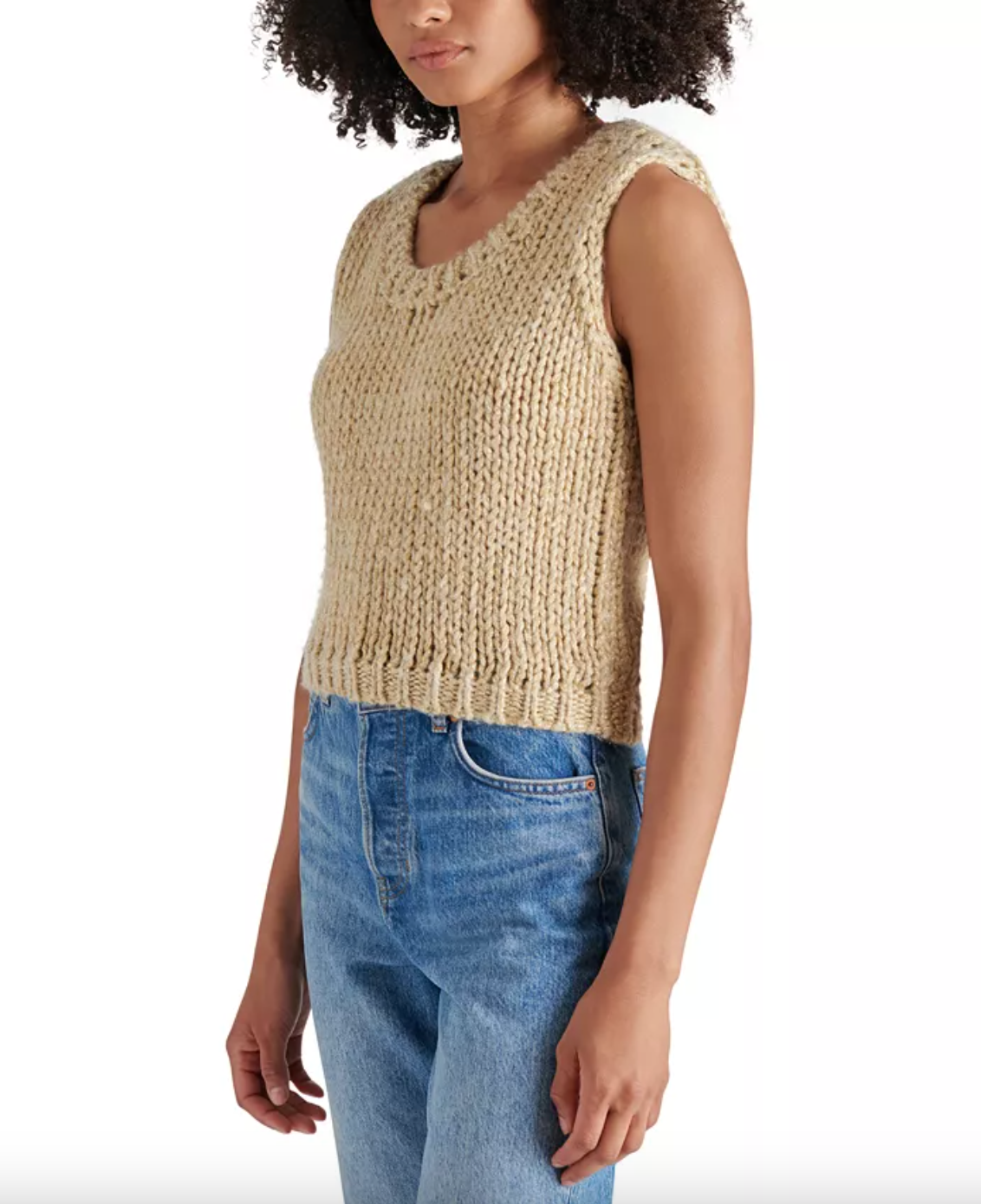 Eleny Sweater Vest-Taupe