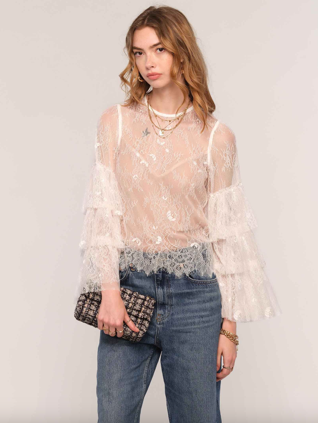 Cynthia Top-Ivory