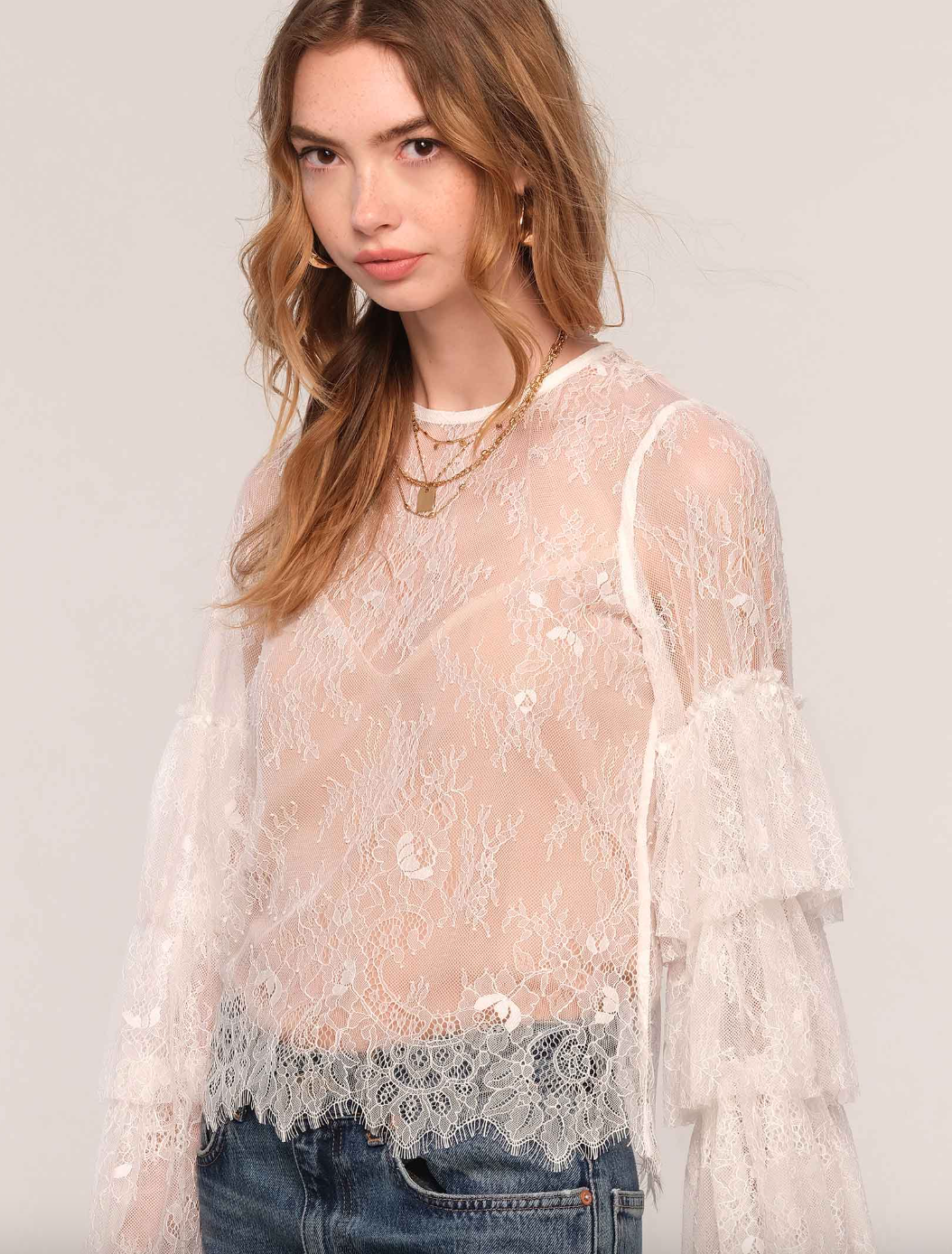 Cynthia Top-Ivory