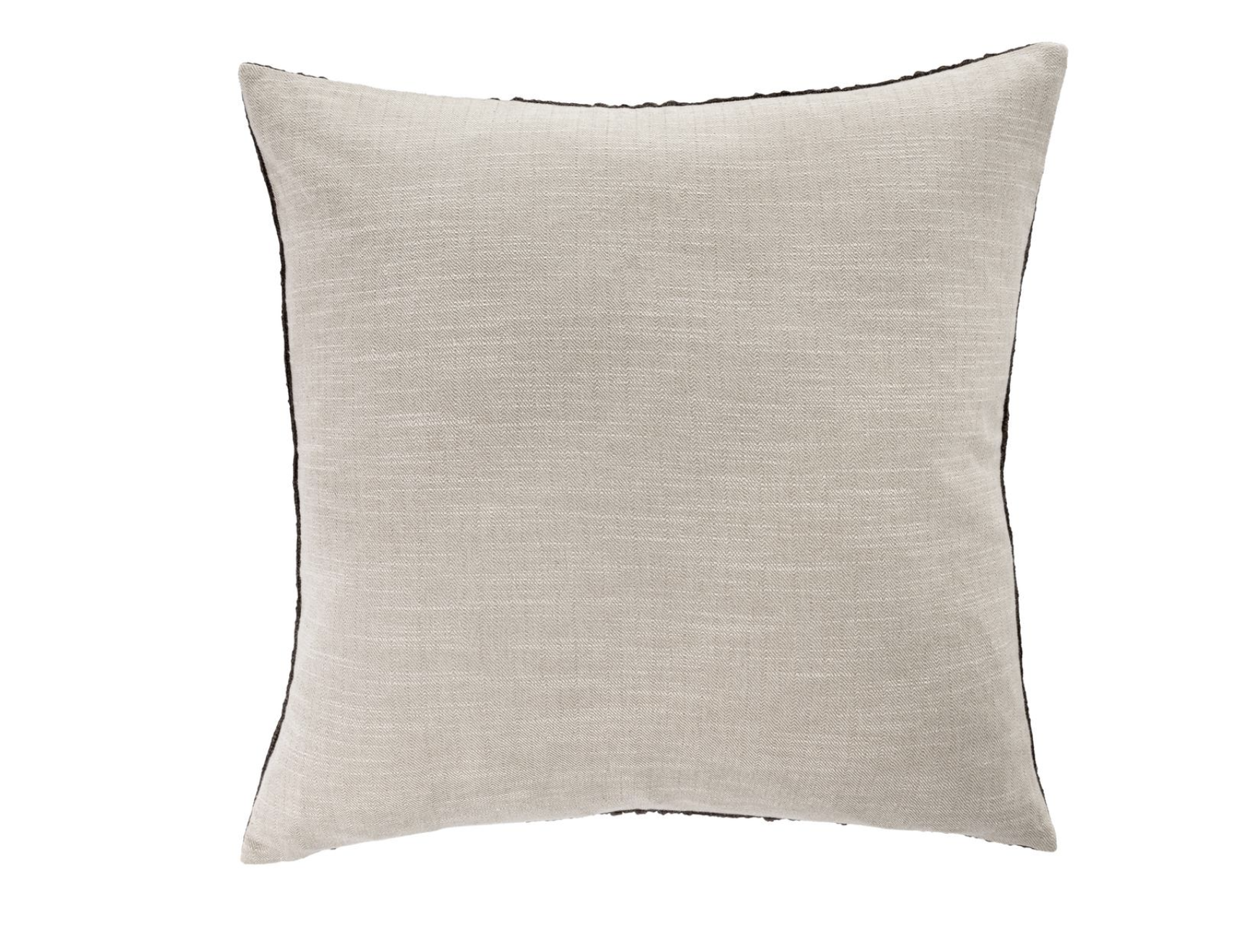 22x22 Ganache & Natural Brown Pillow