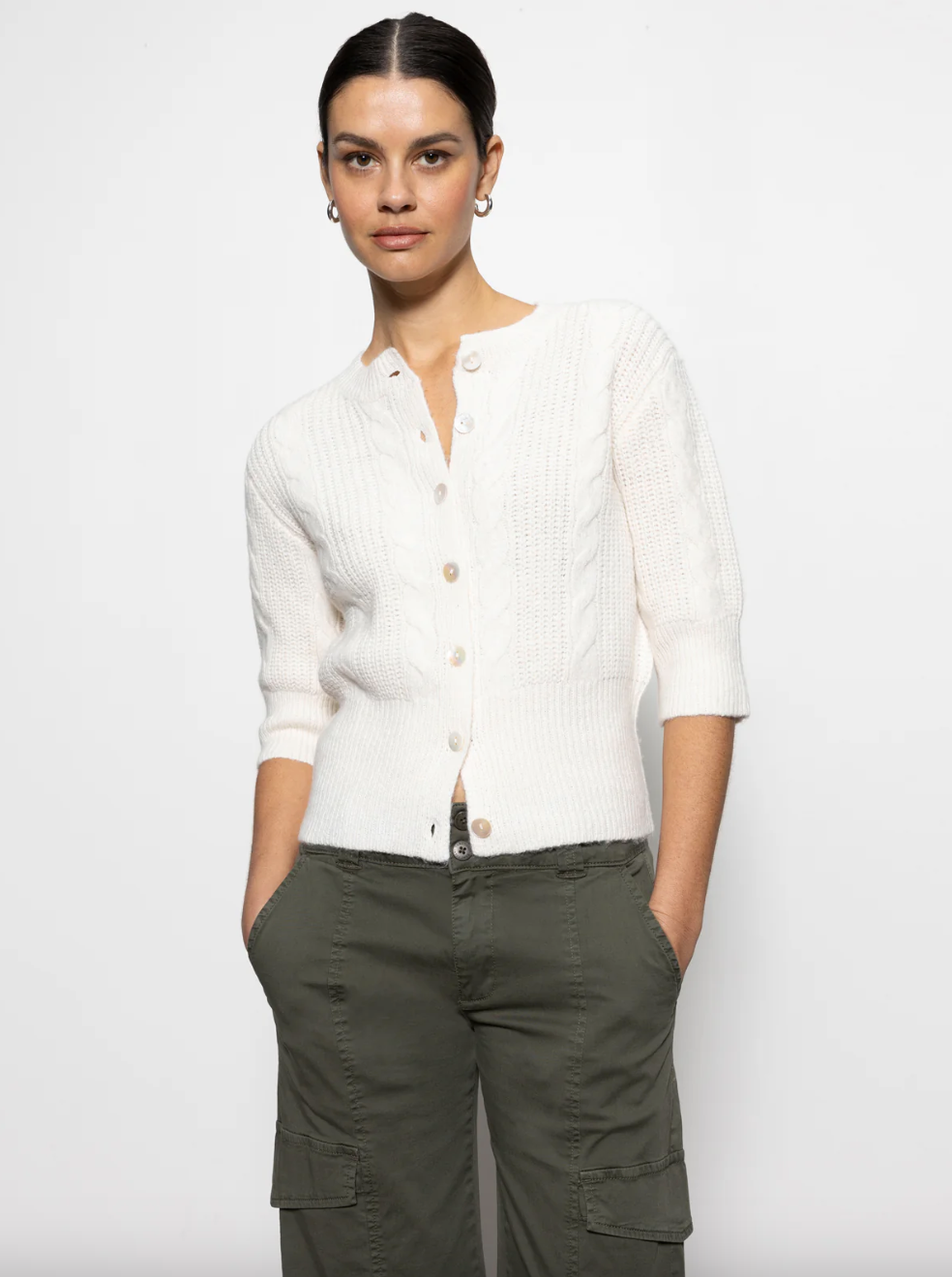 Fuzzy Cable Cardi-Oat
