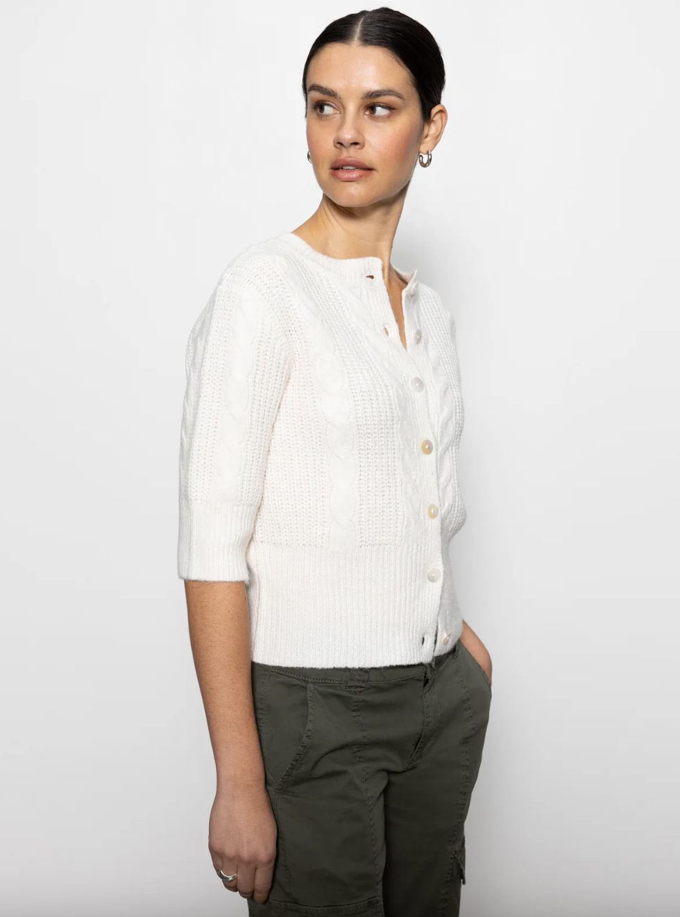 Fuzzy Cable Cardi-Oat