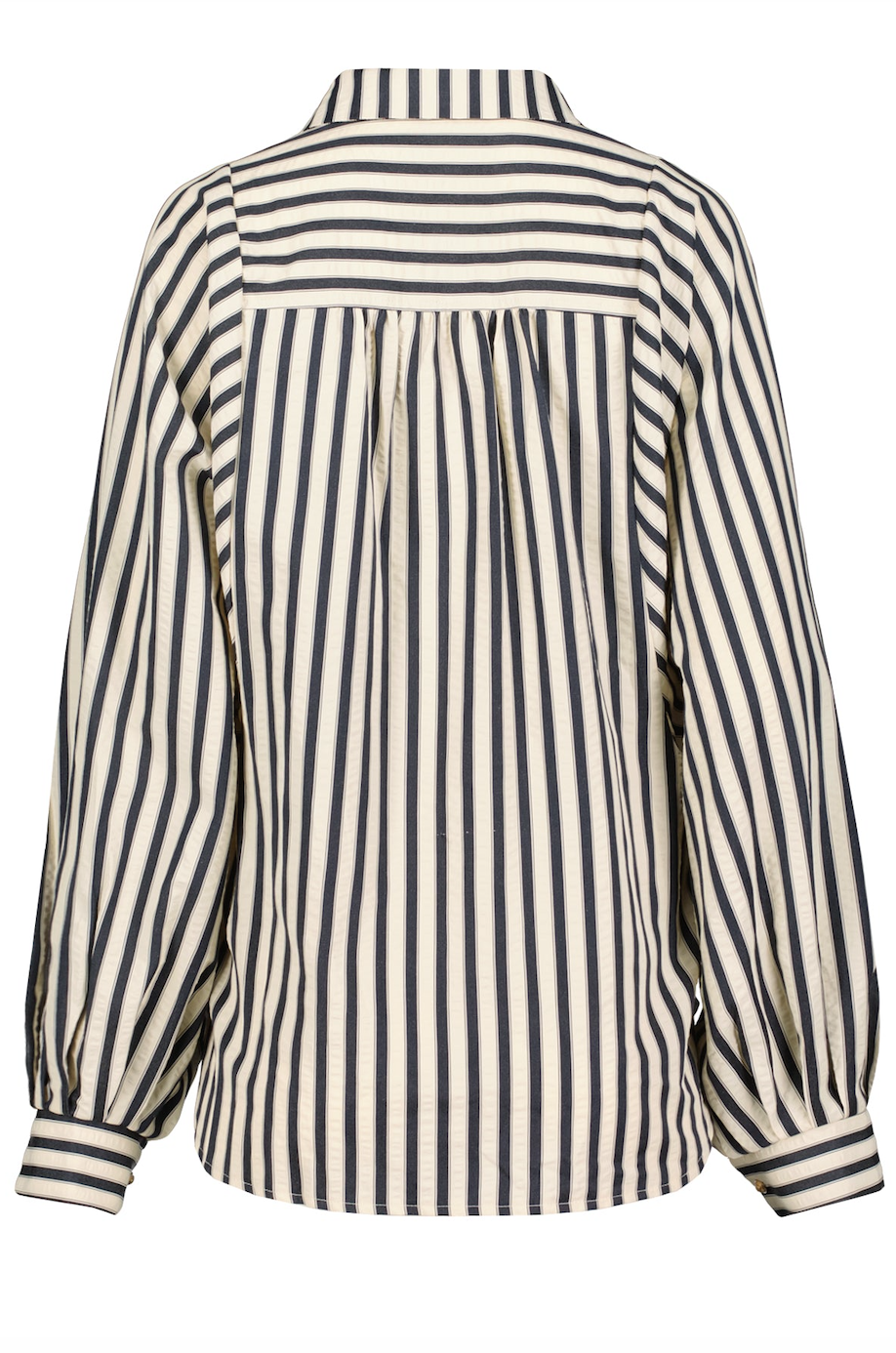 Aly Striped Top-Navy