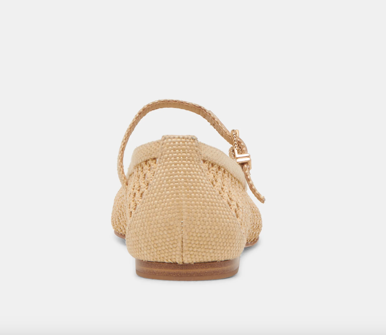 Reyes Ballet Flats-Natural Raffia