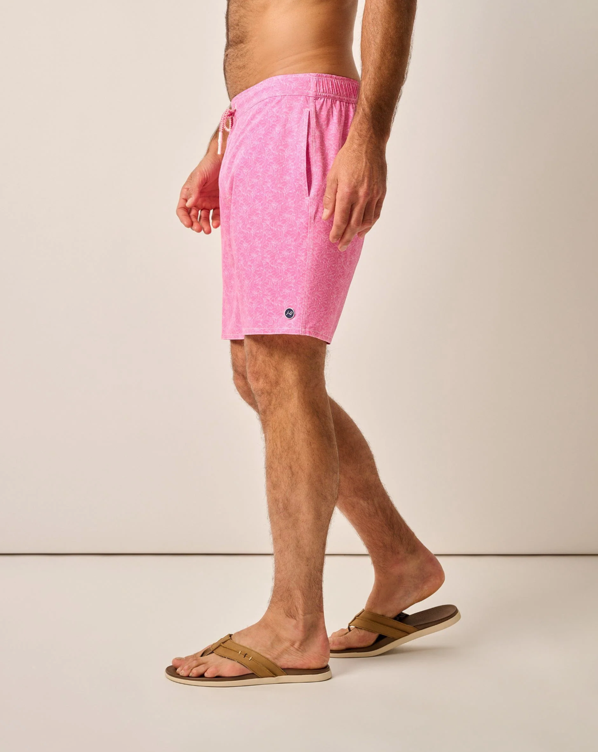 Surf Shorts 7"-Tickled Pink