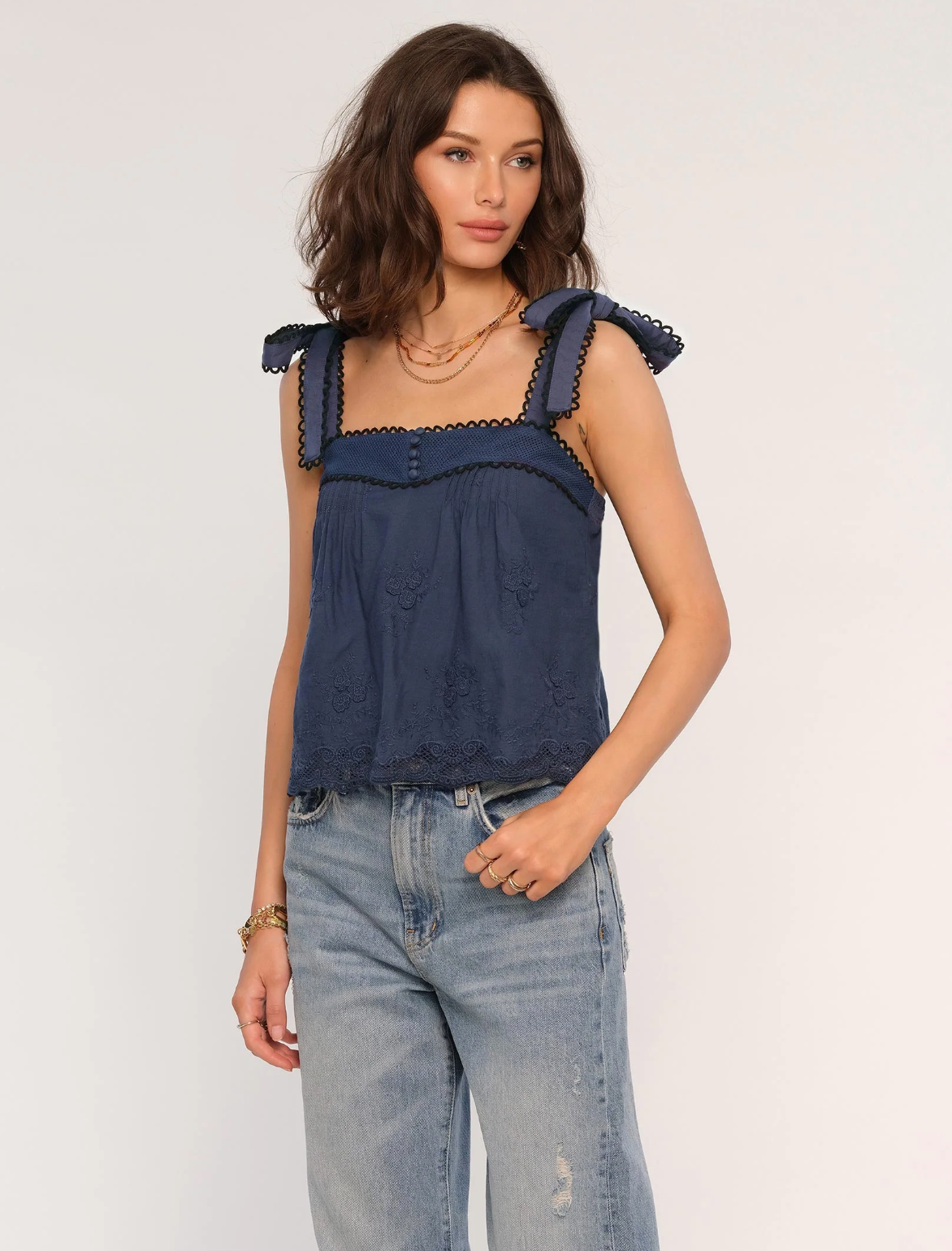Miena Top-Navy