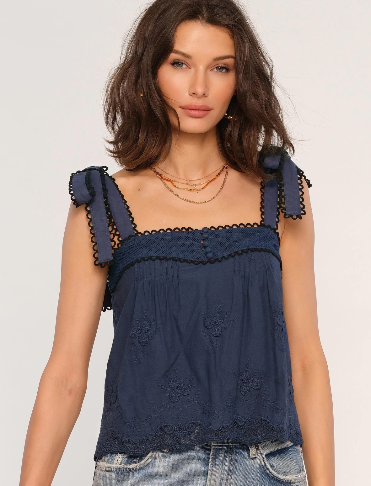 Miena Top-Navy