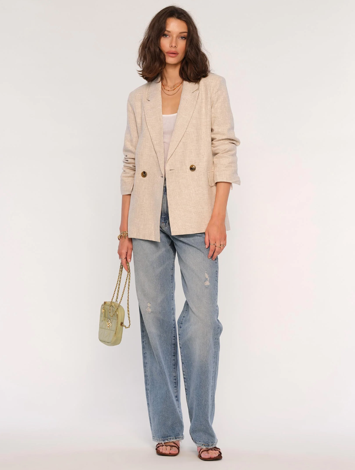 Tokyo Blazer-Oat