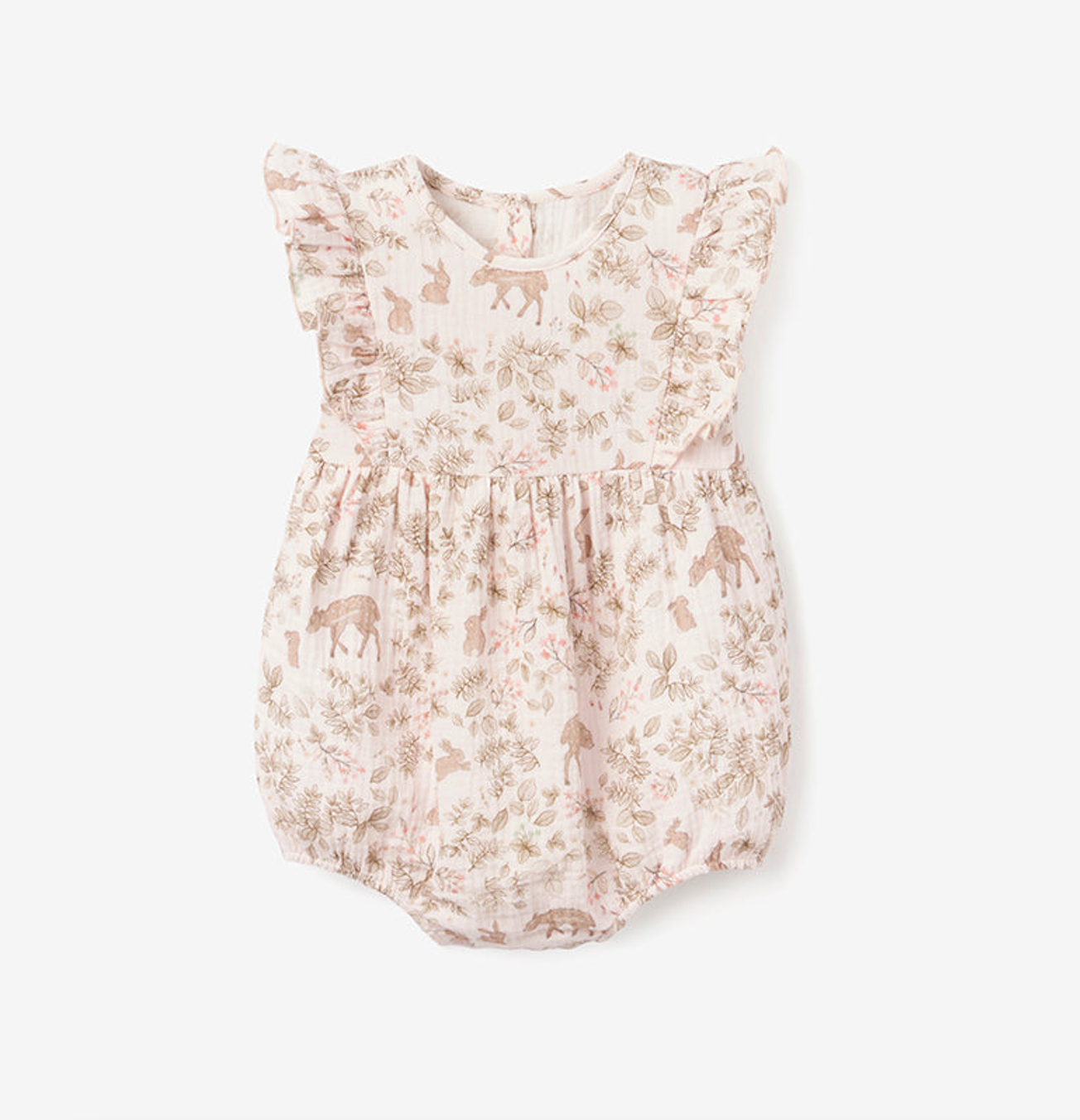 Woodland Print Bubble-Pink