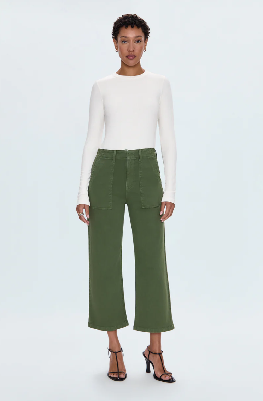 Sophia Utility Pant-Basil