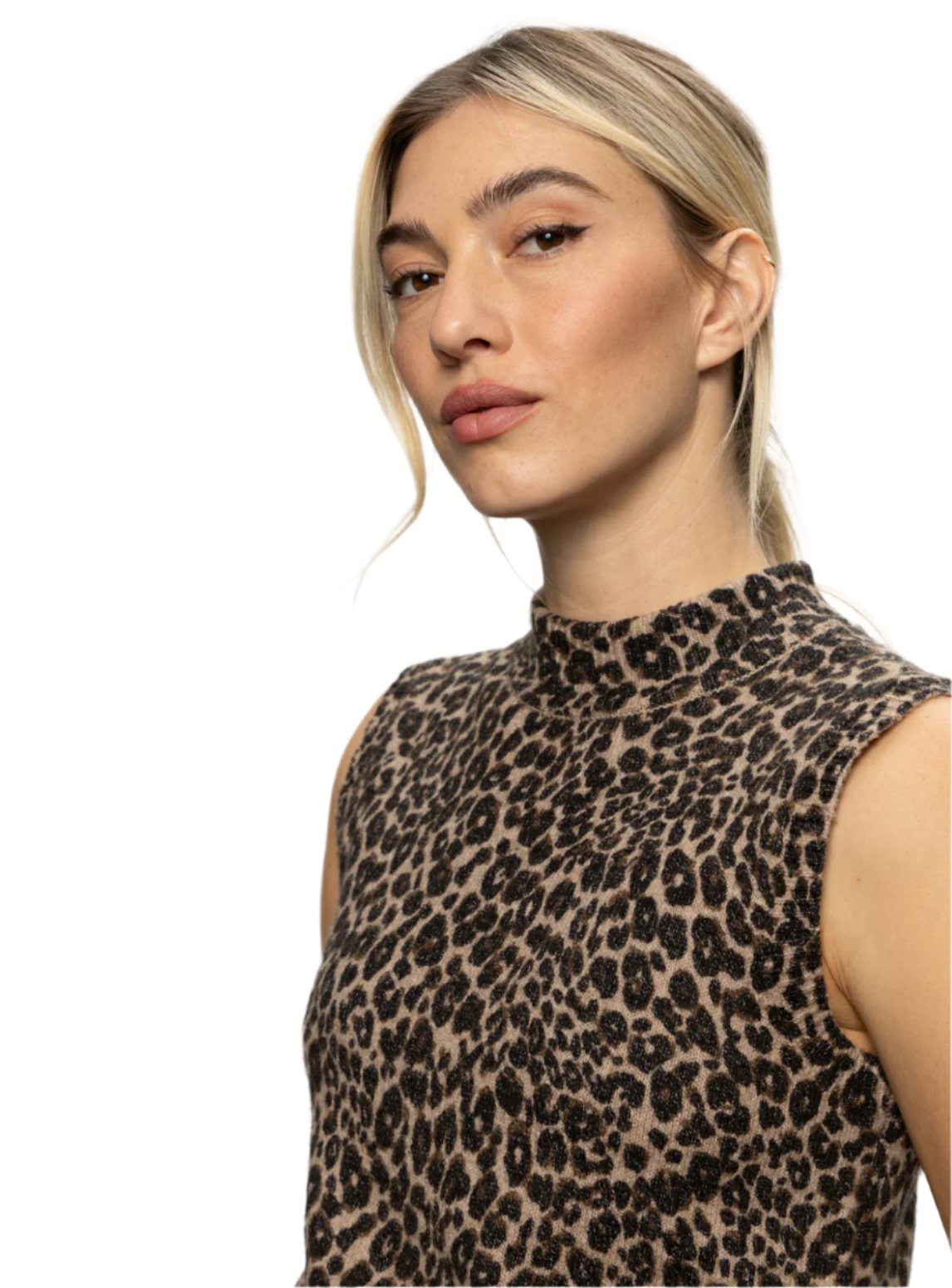 Fuzzy Shell Top-Leopard