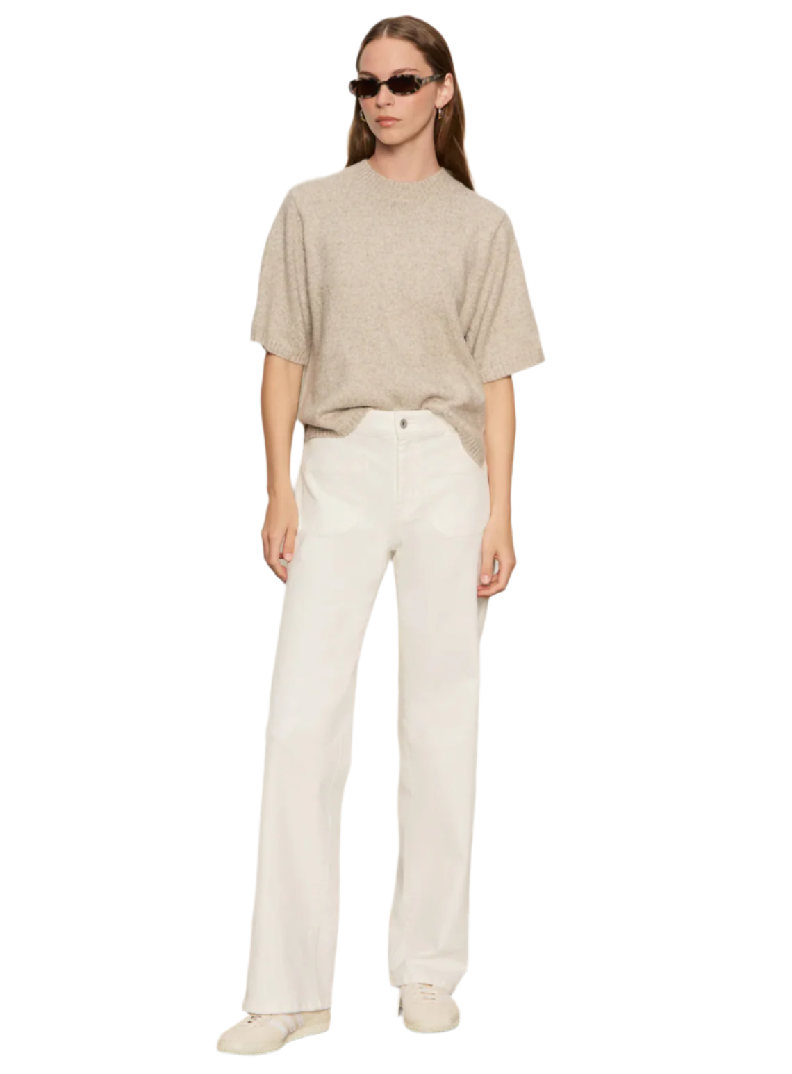 Perfect Sweater Tee-Oat