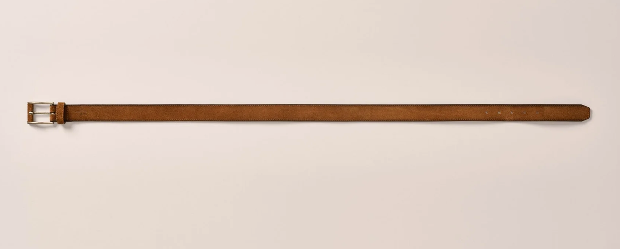 Classic Suede Belt-Whiskey