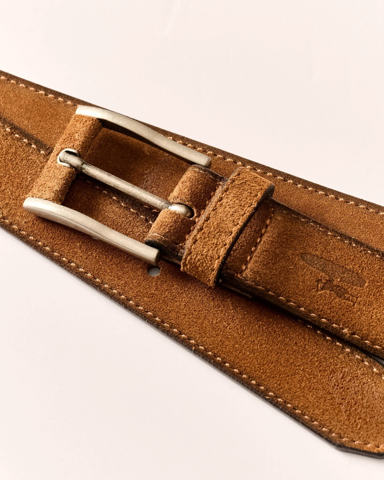 Classic Suede Belt-Whiskey