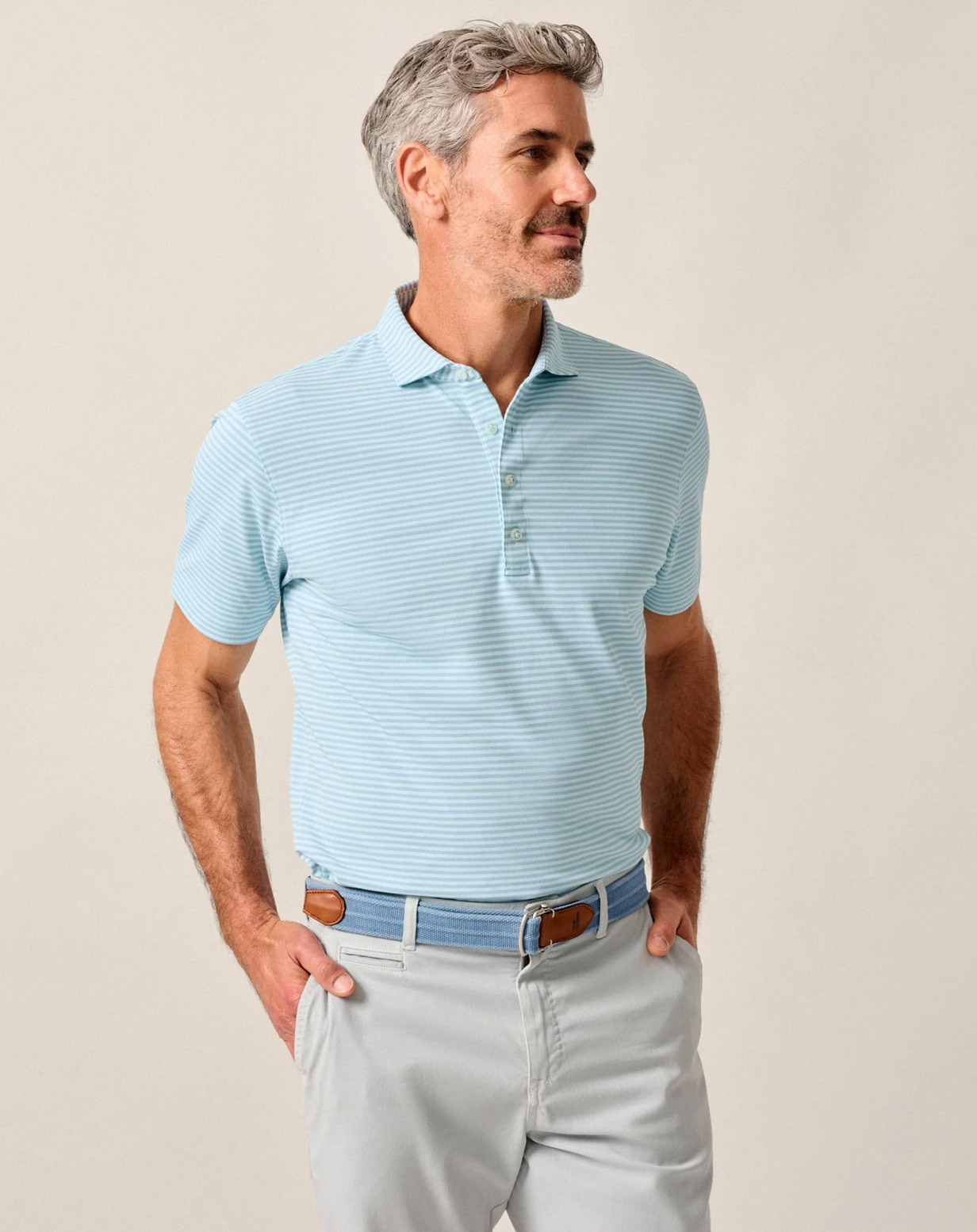 Stetson Stripe Polo-Tide
